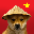 DOG WIF CHINESE HAT